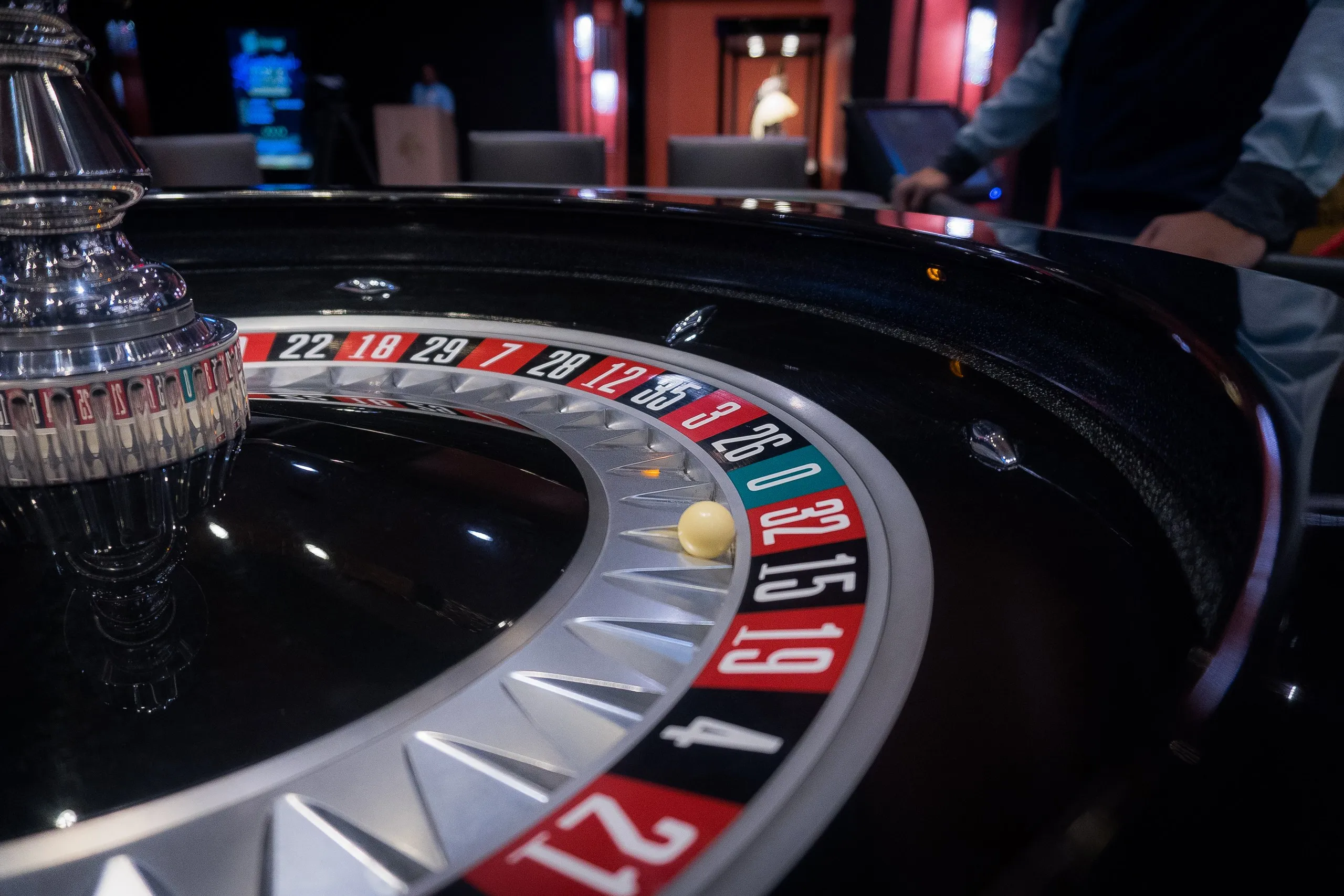 Midori Casino 輪盤桌近景